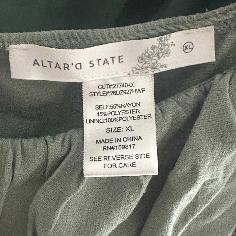 Altar’d State Green Dress - Picture 6 of 6